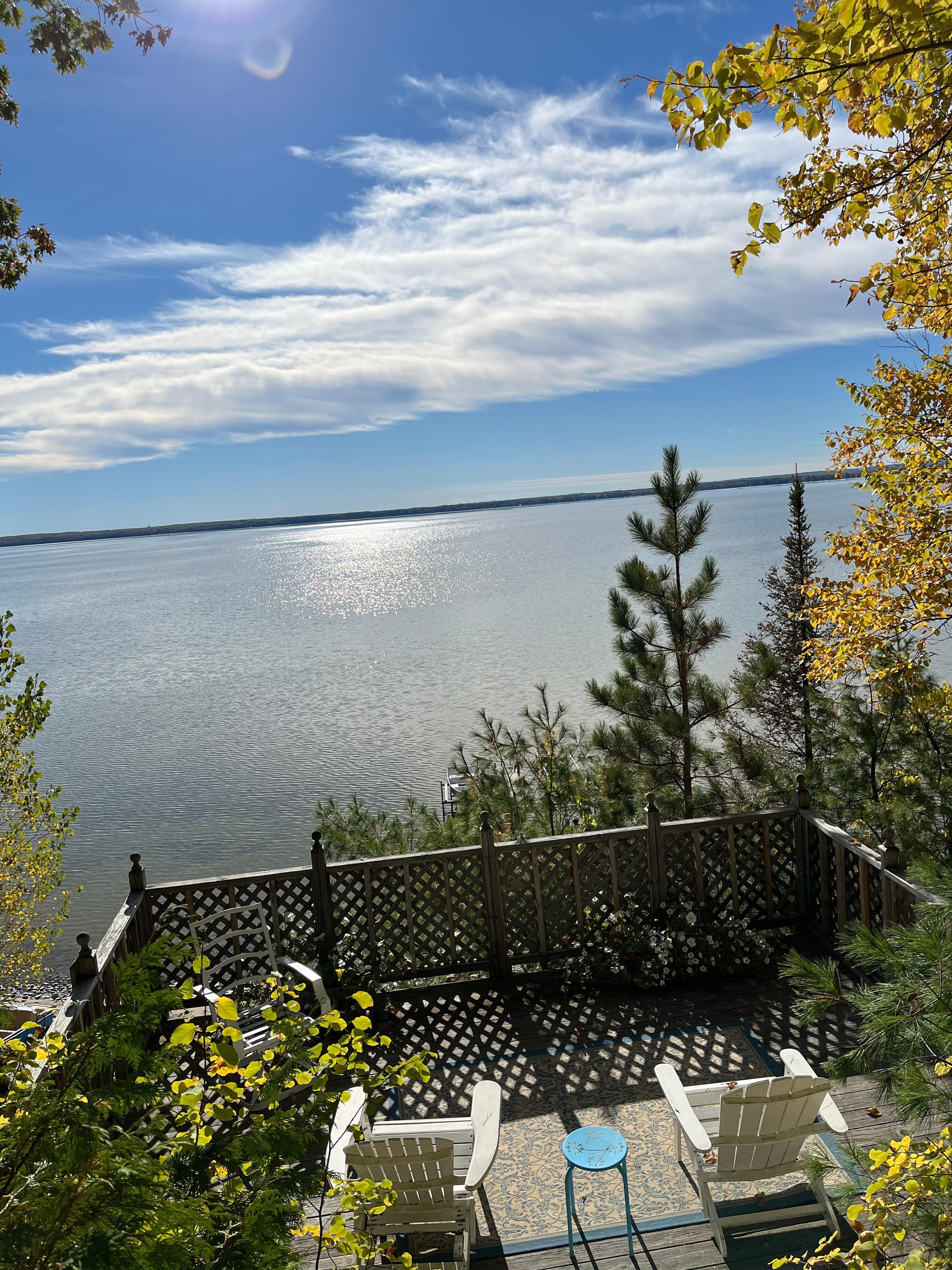 View from back porch.