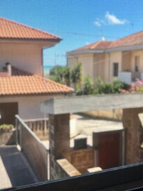 Blick aus der Küche zum Meer