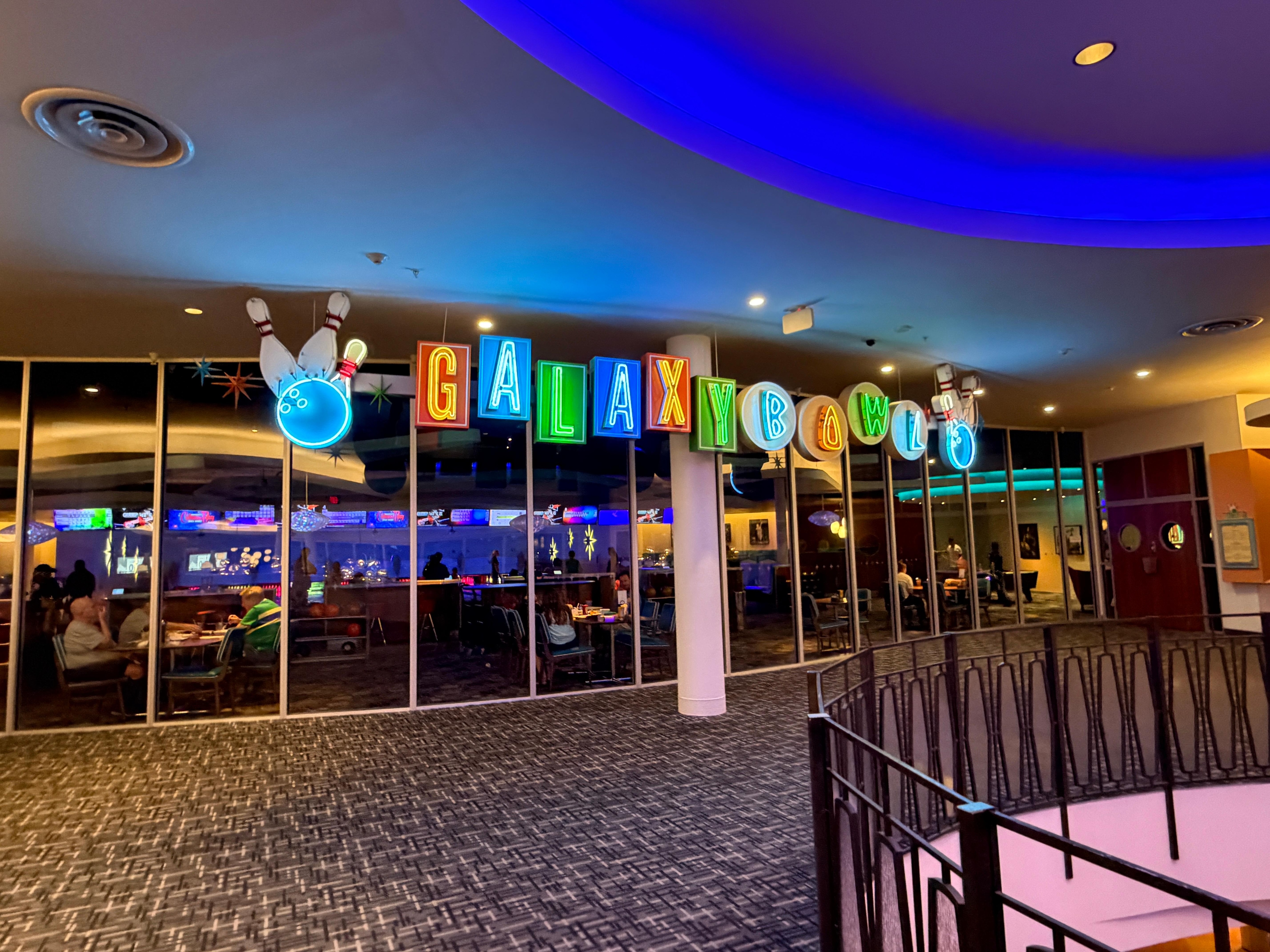 Bowling alley and pizza restaurant 