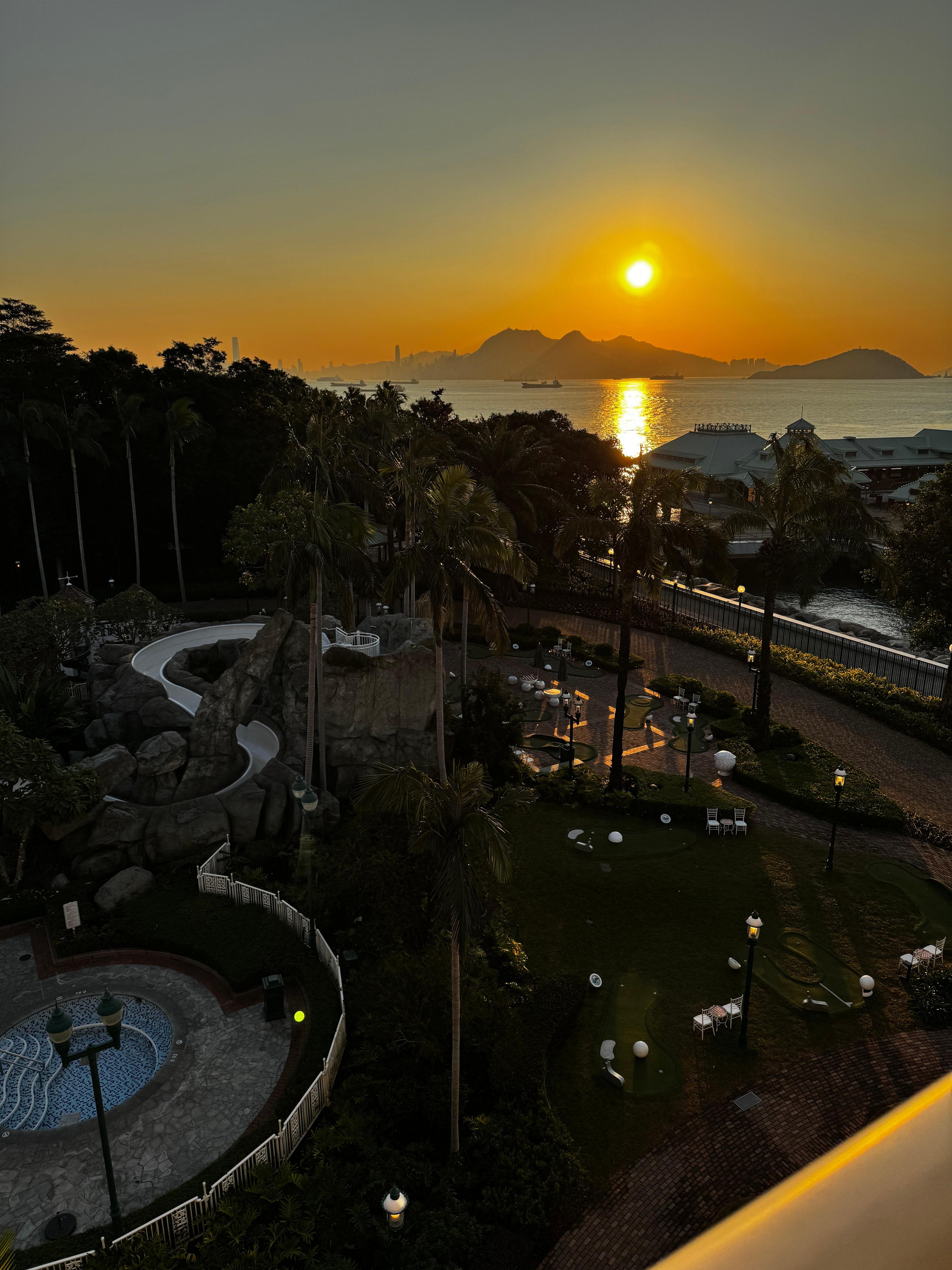 客室バルコニーからの眺望