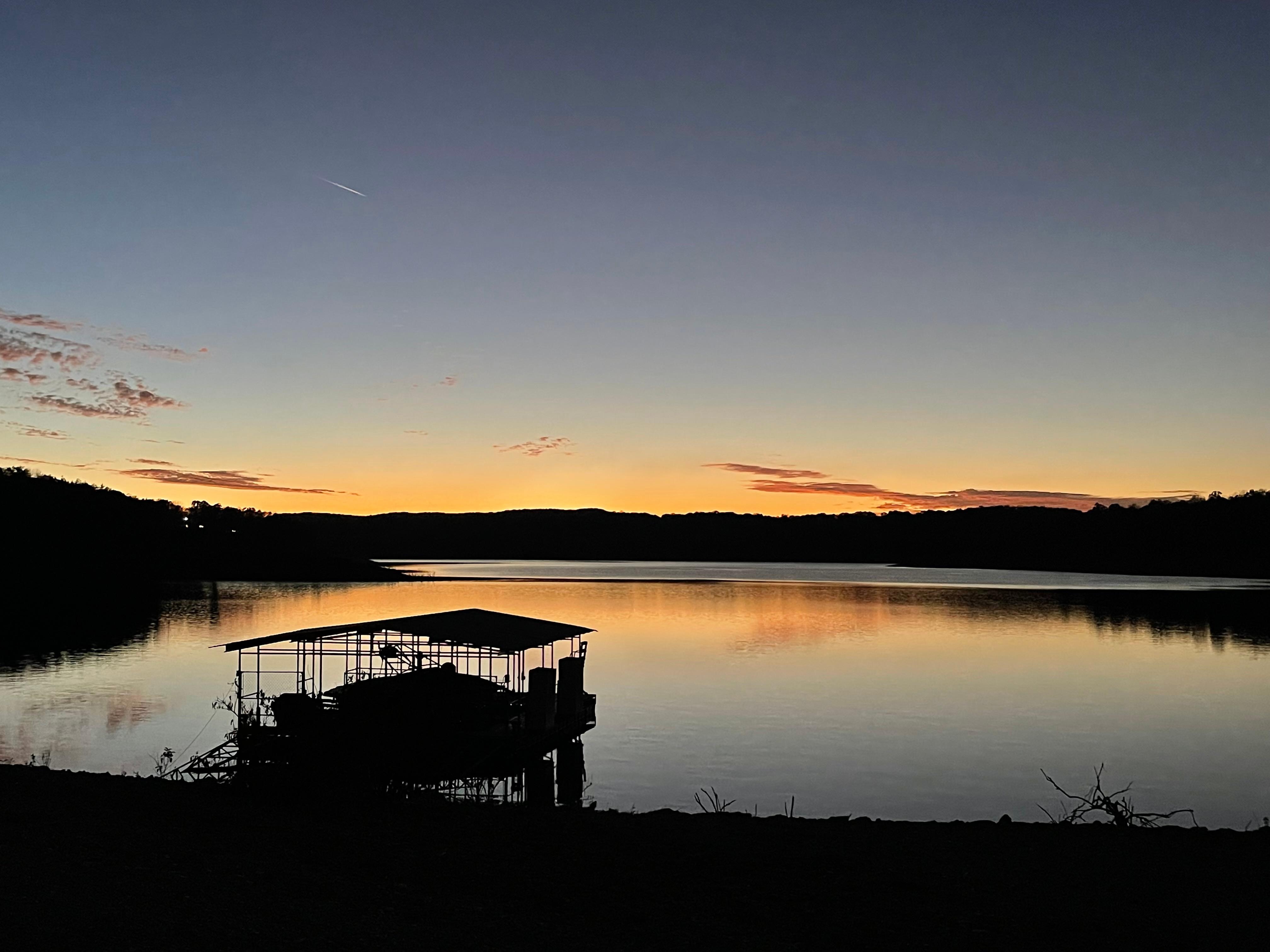 Beautiful sunset just a quick walk down the path from the room!