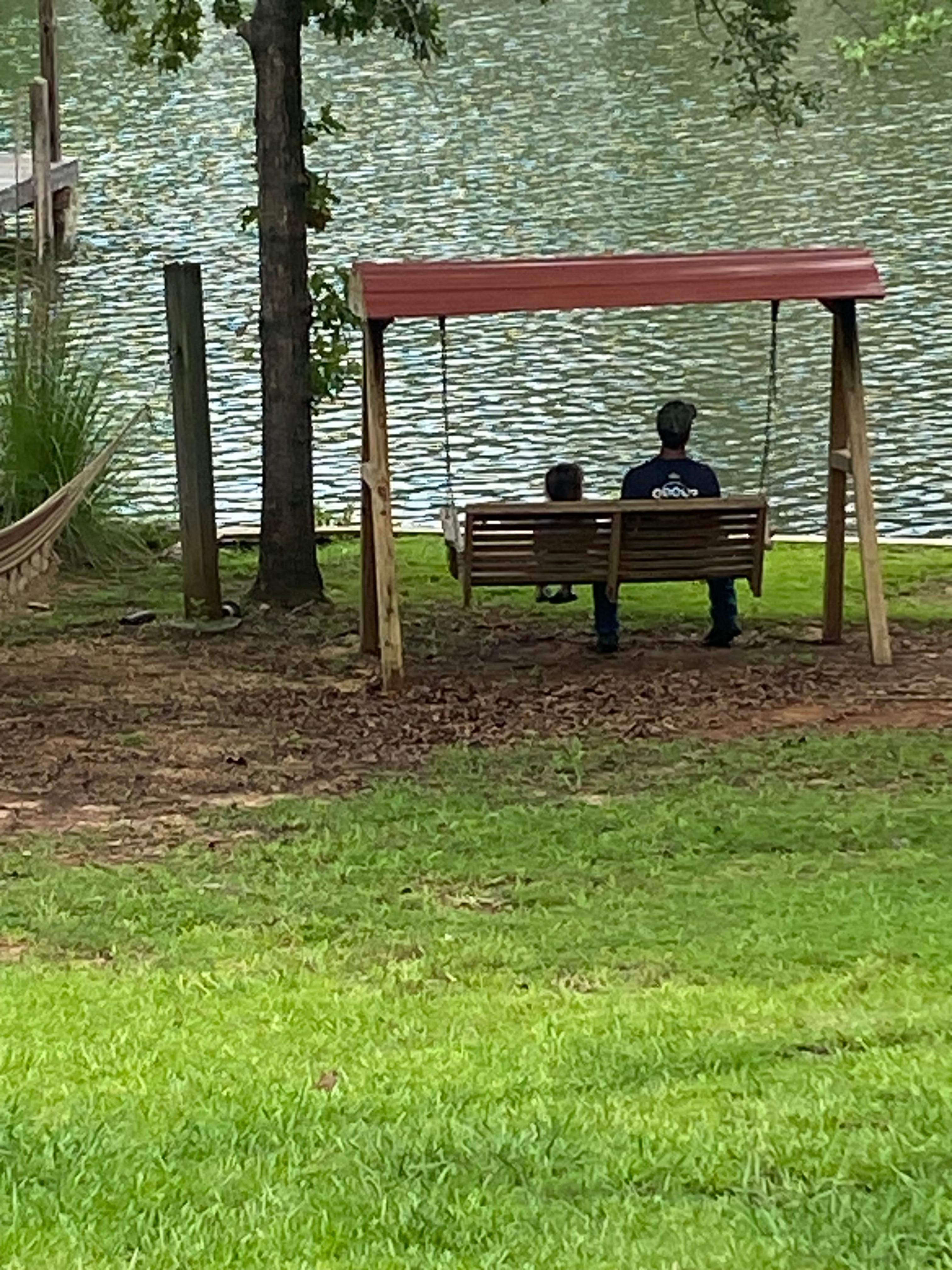 Swinging into lake life!