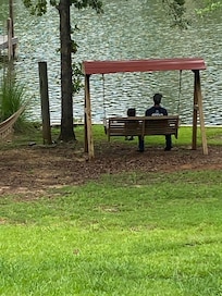 Swinging into lake life!