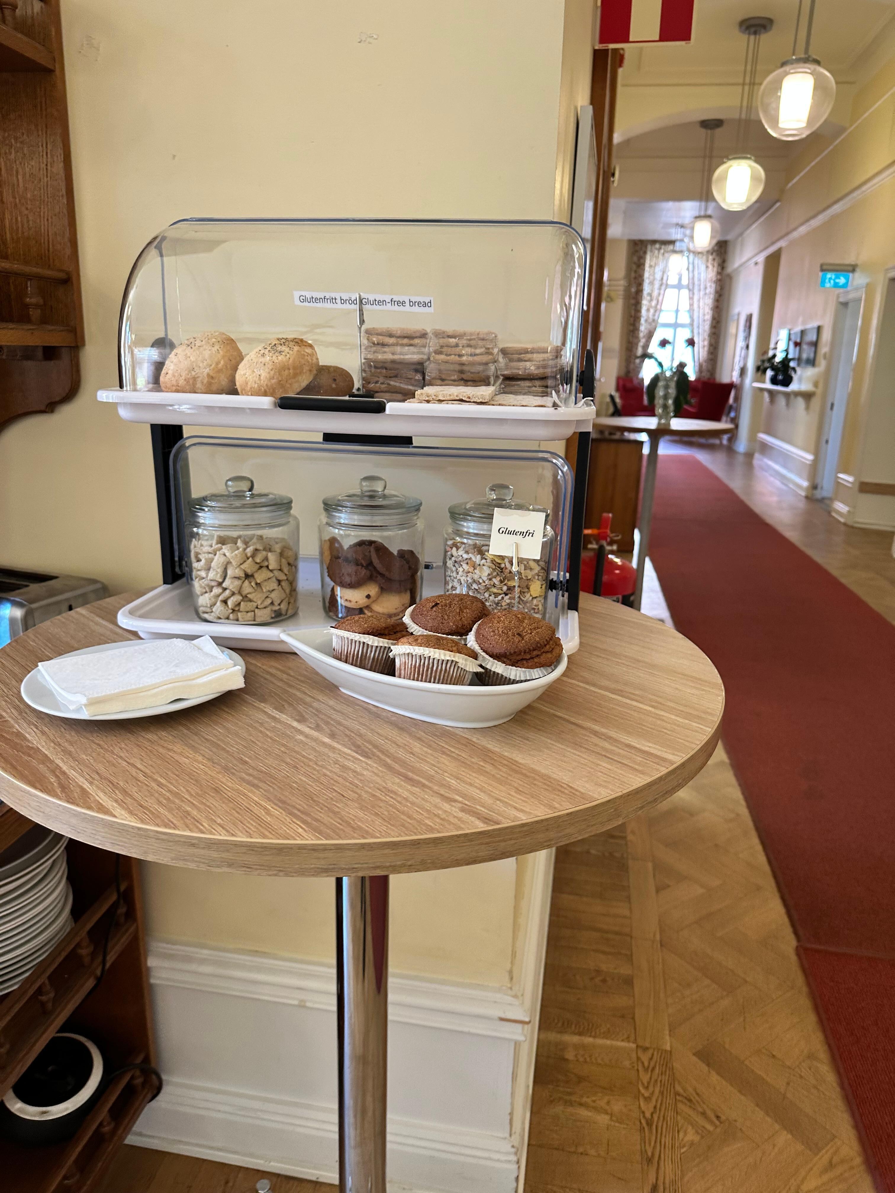 Glutenfreie Auswahl Frühstück