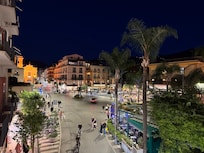 Sorrento town square. View from hotel