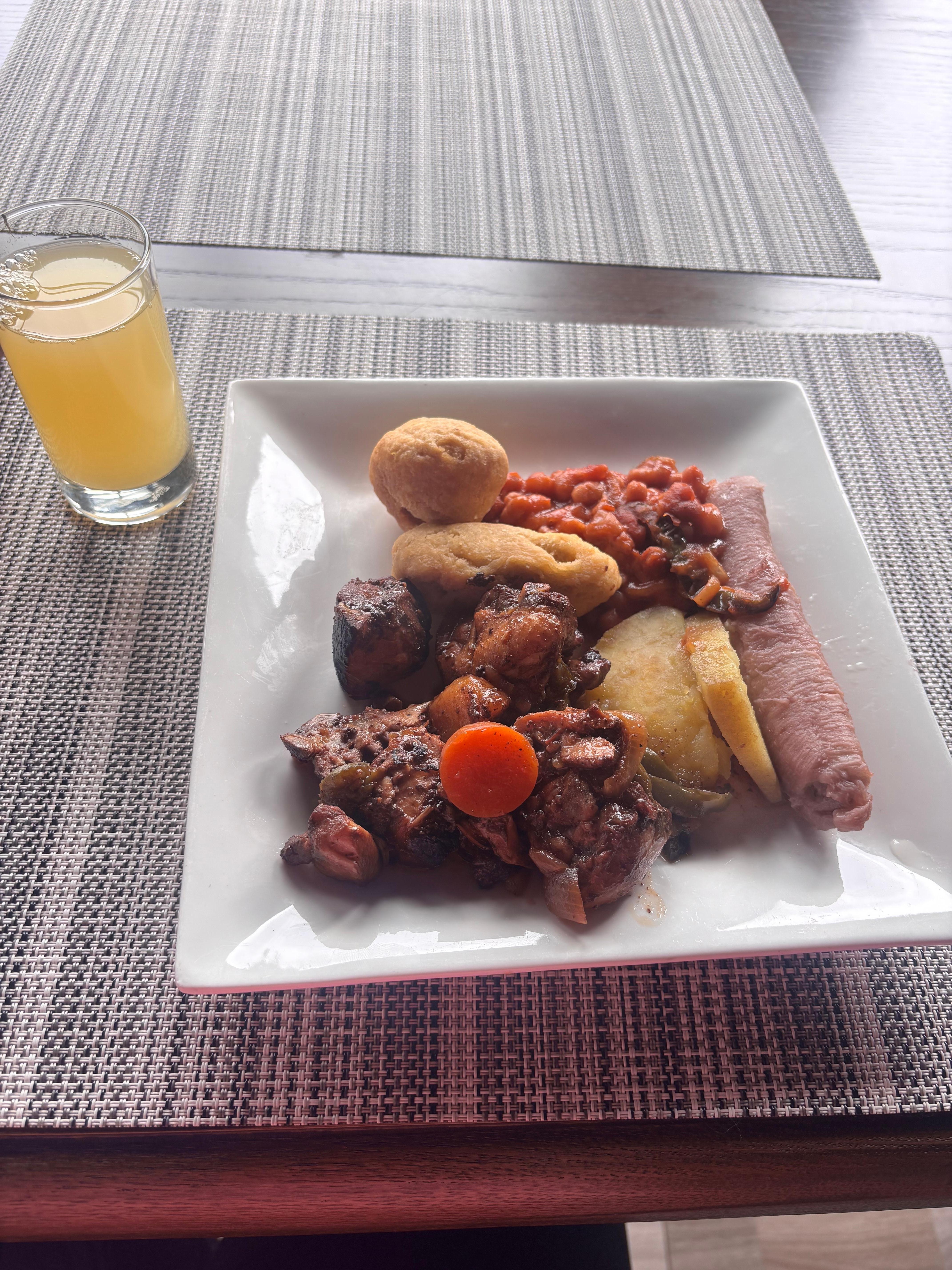 Authentic Jamaican Breakfast 