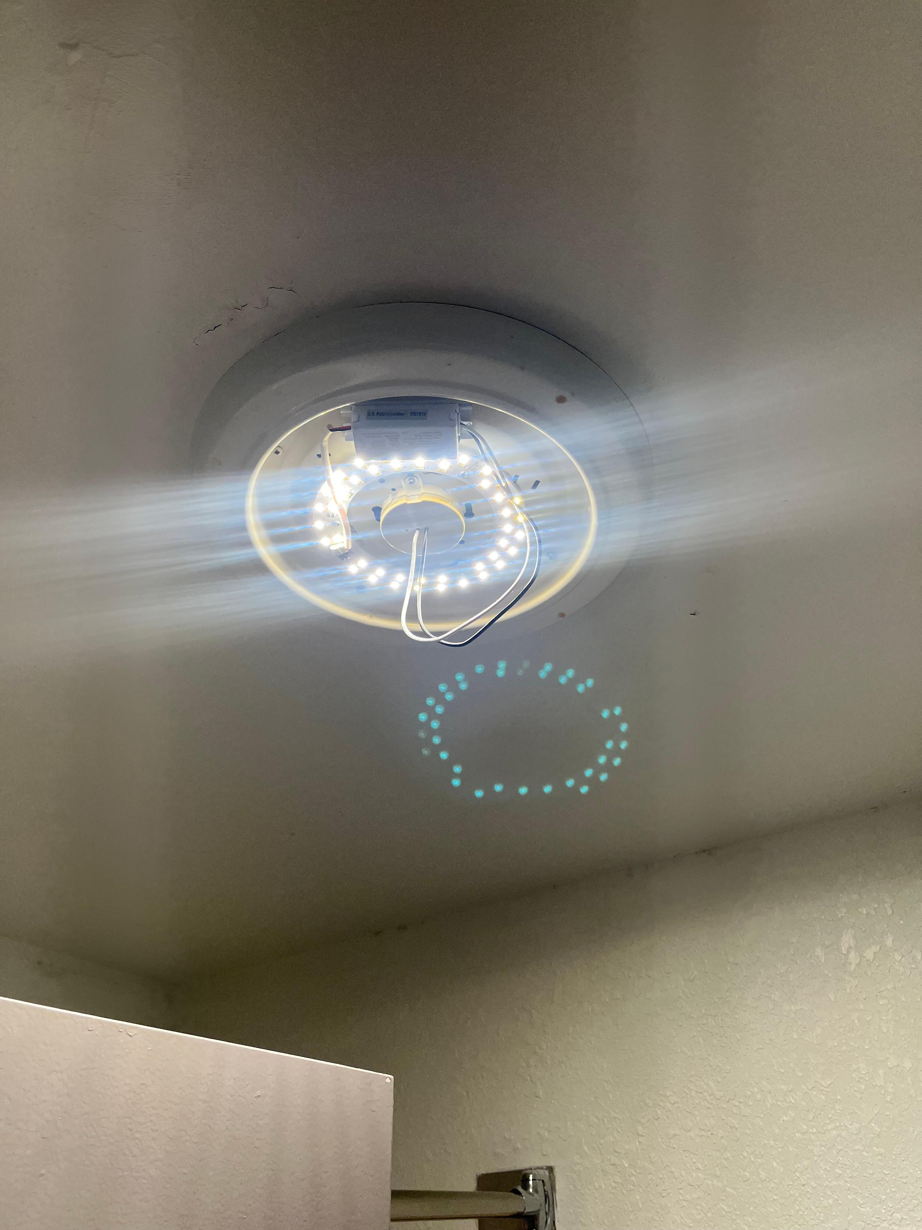 No cover on lights