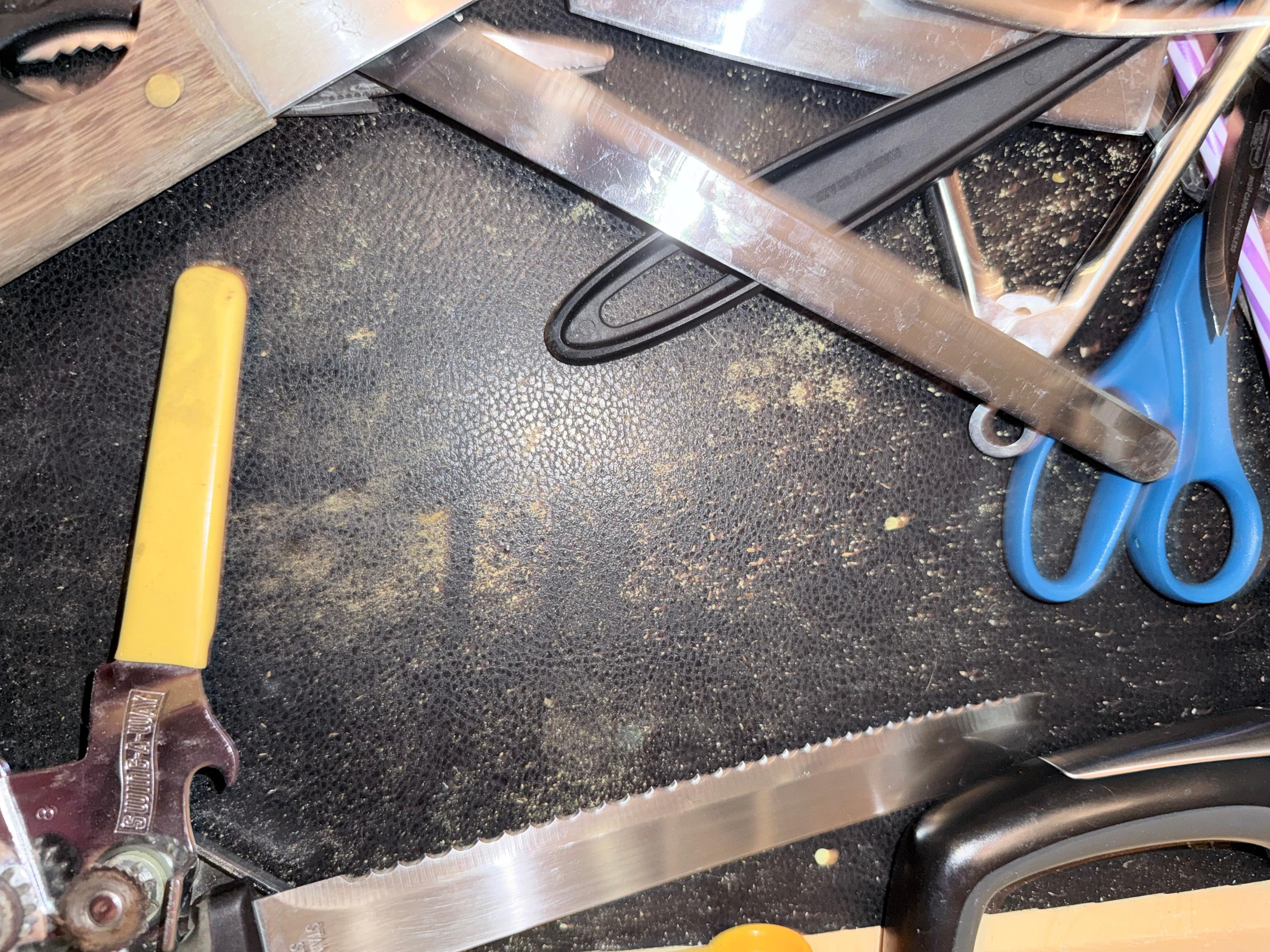 Dirty inside if drawer