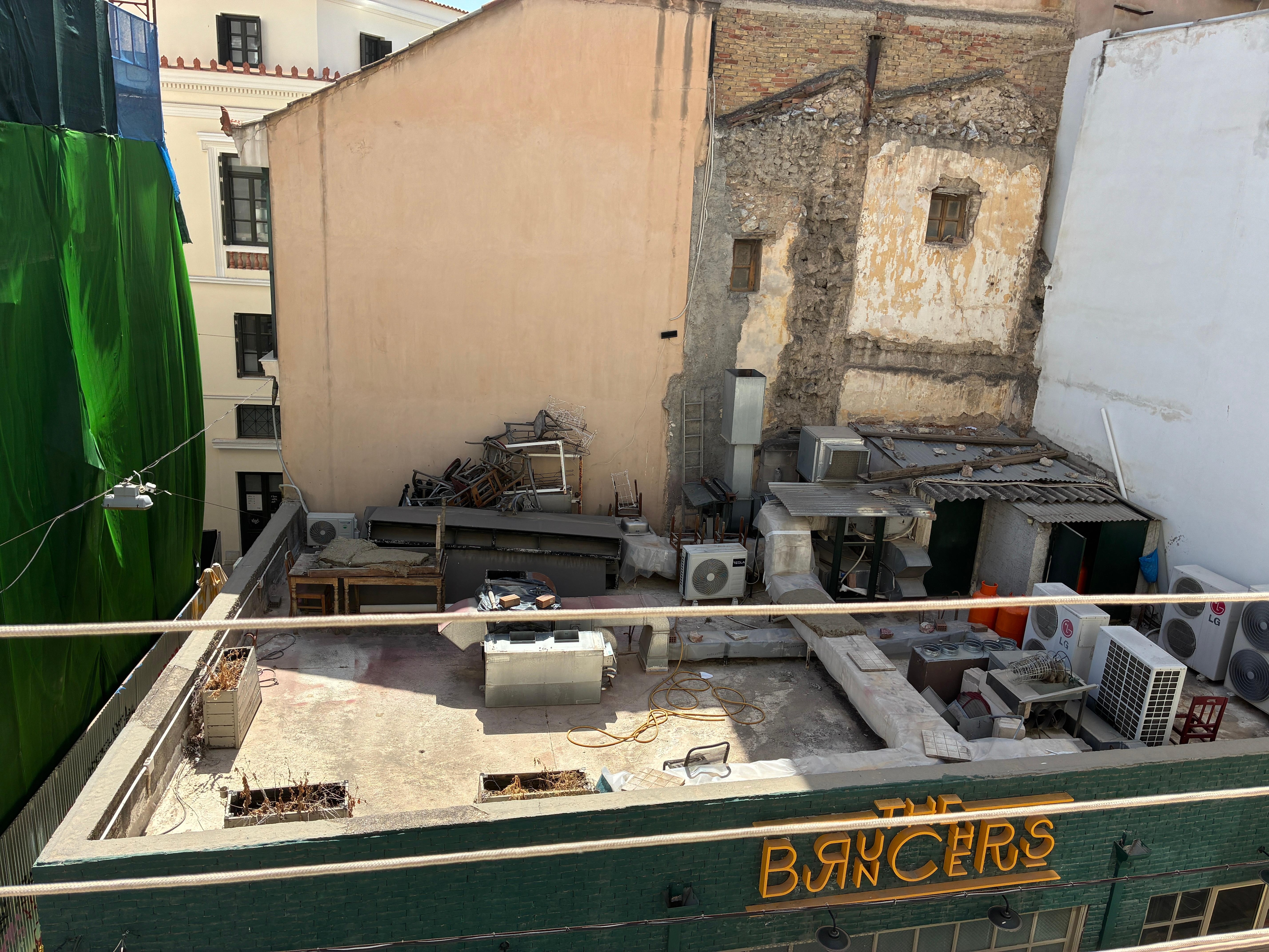 This is the actual view from the roof.