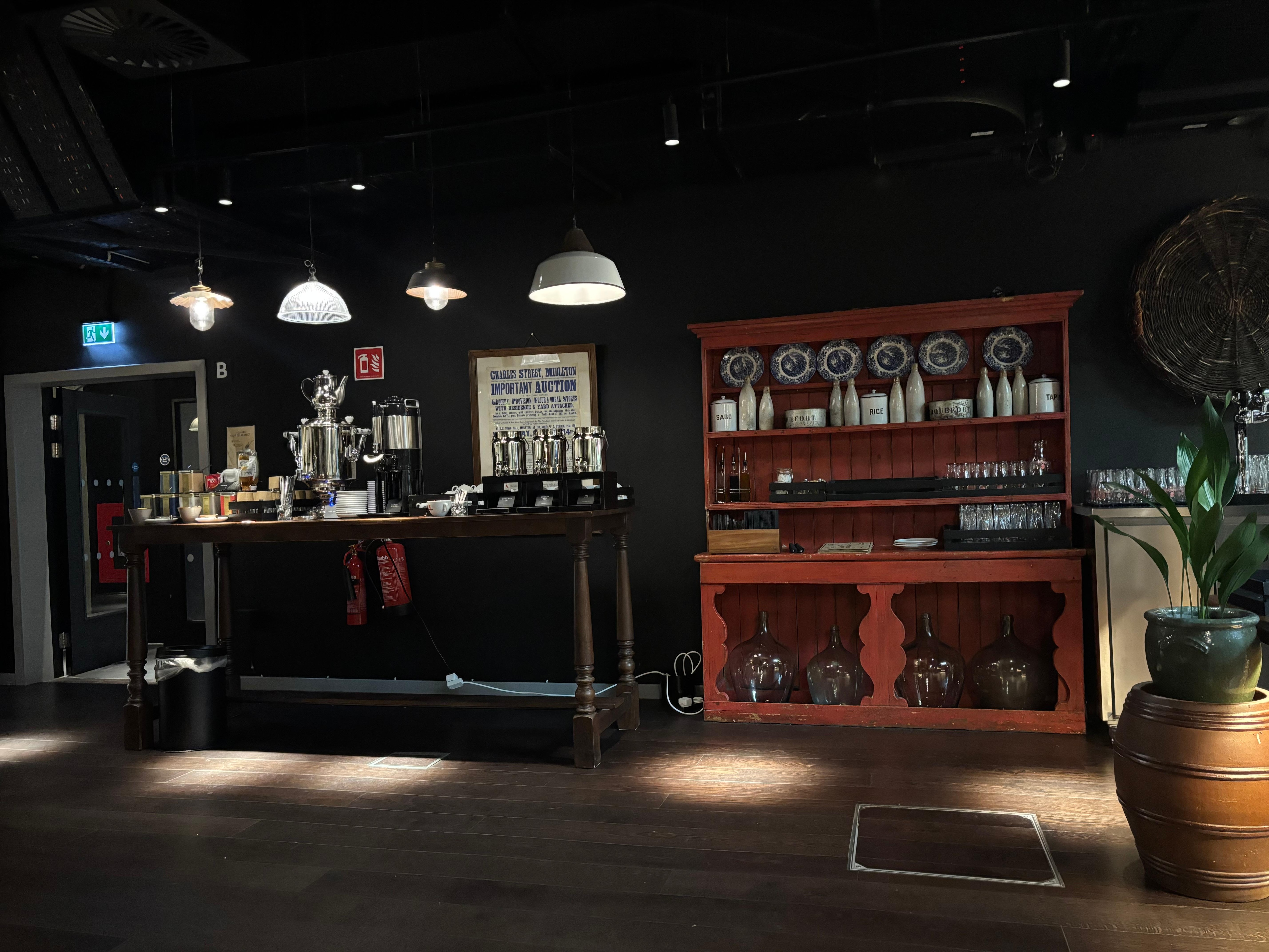 Part of the bar area