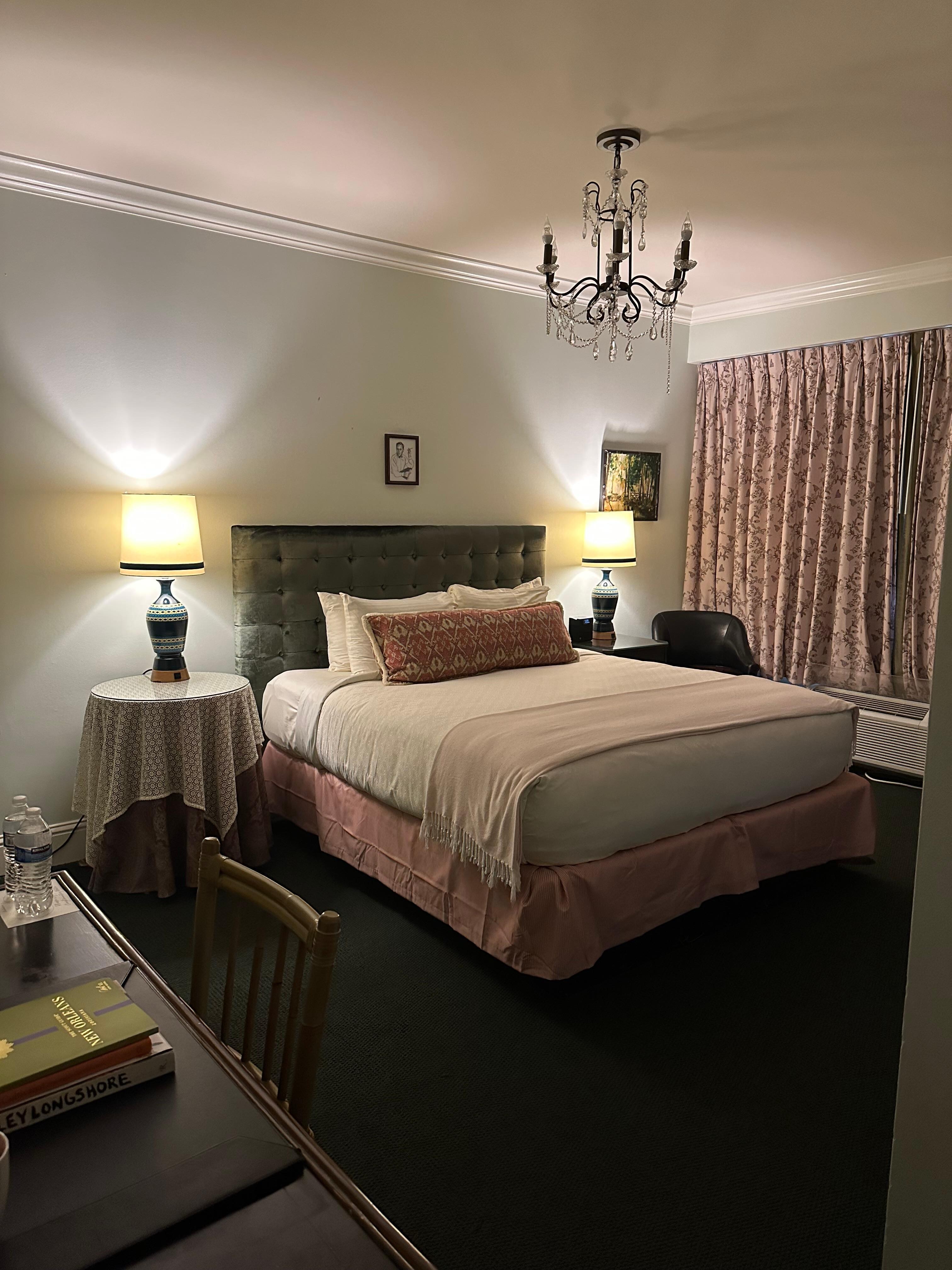 So comfy!  We had the regular king room—very quiet and very relaxing!