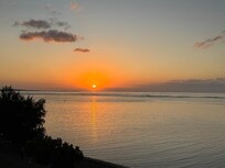 Sunset from our room