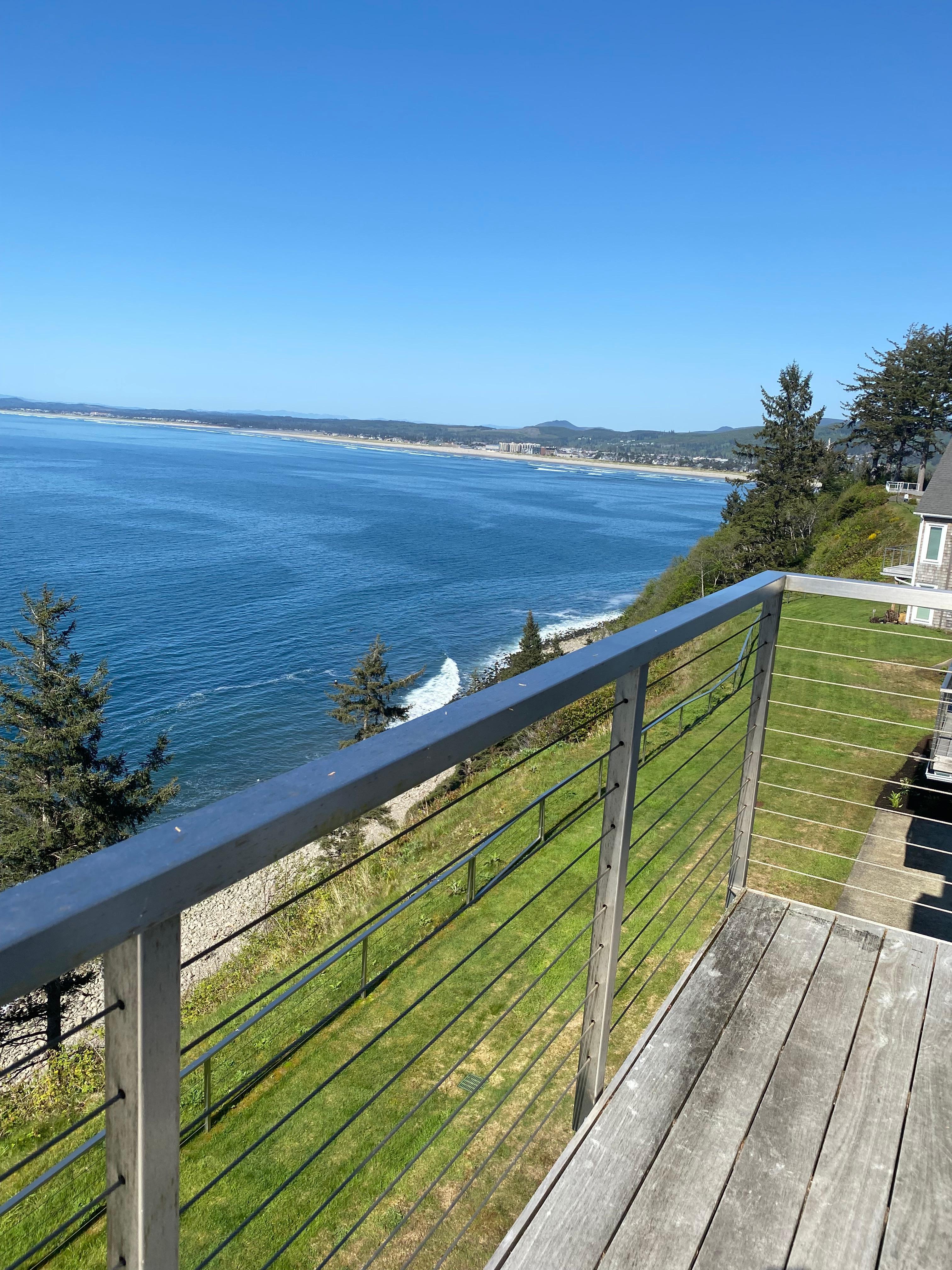 View from deck