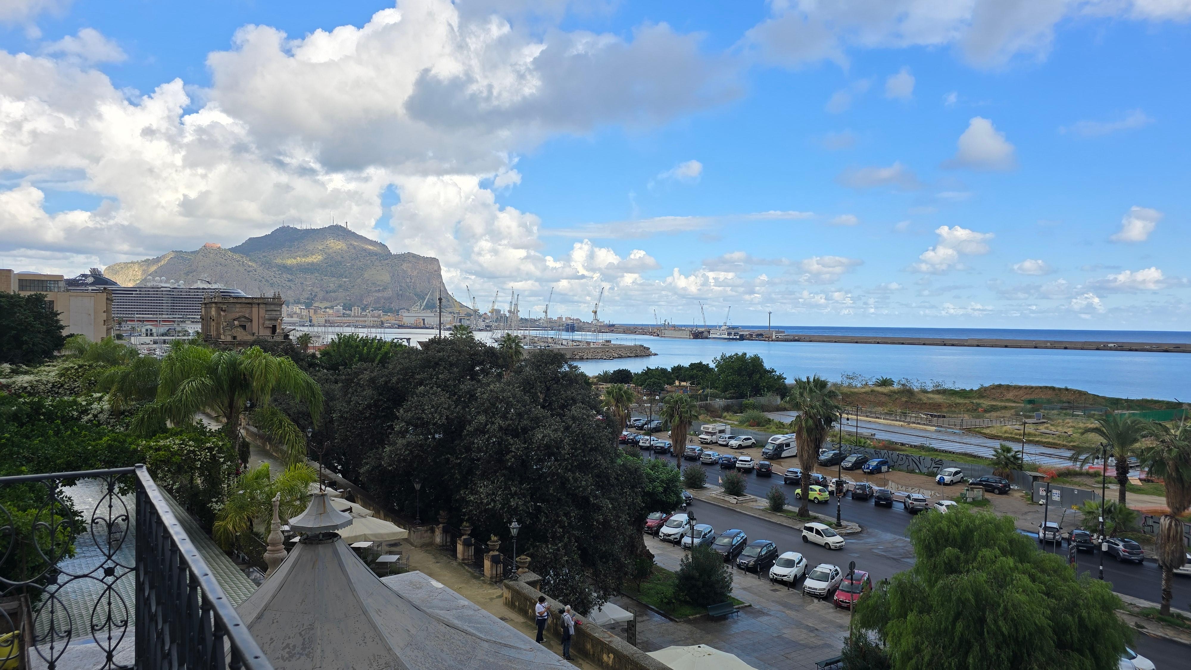 Views from the balcony. 