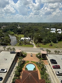 View from the front of our place