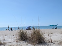 Beach from my reading chair