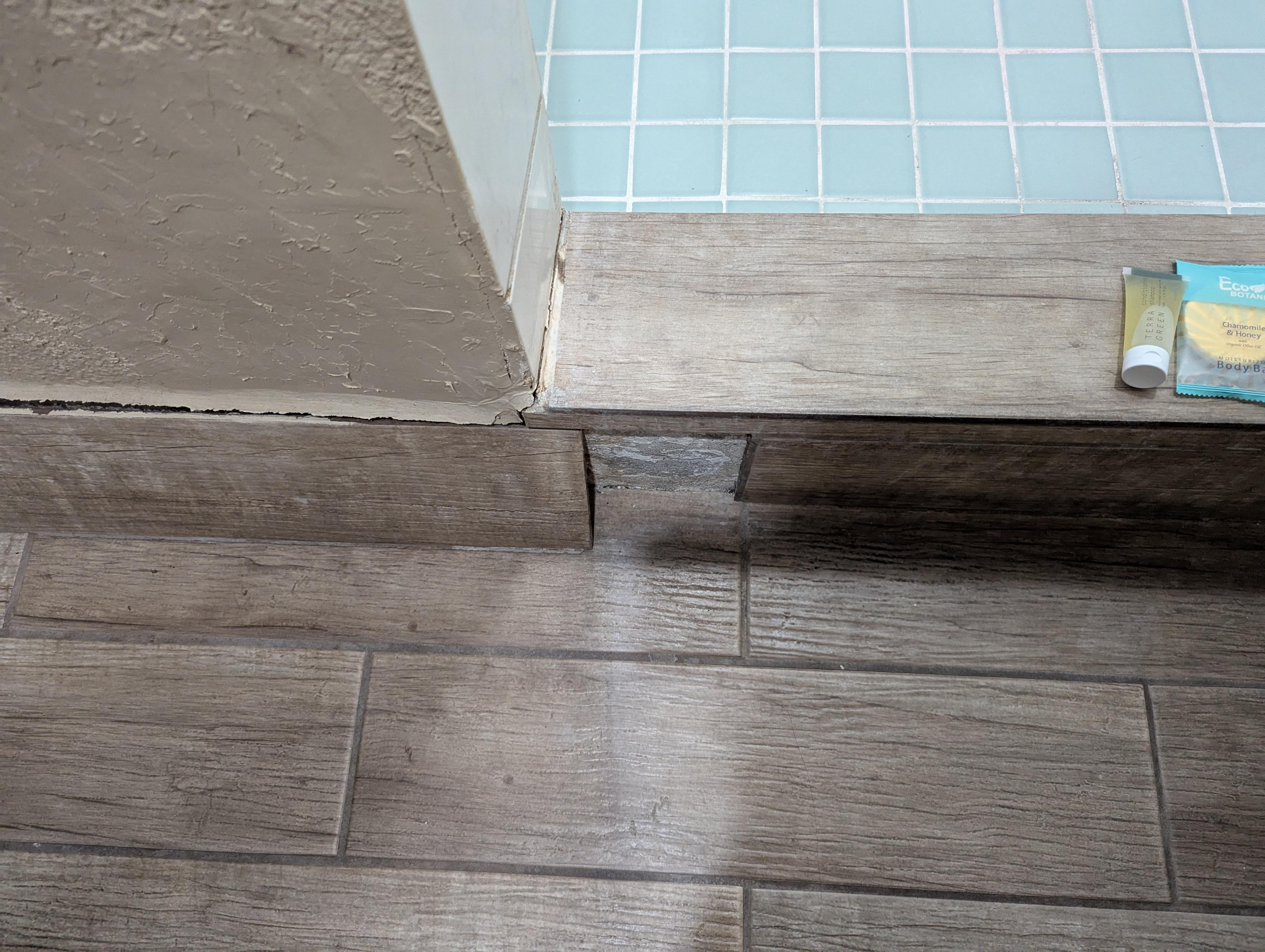 tile in bathroom