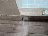tile in bathroom
