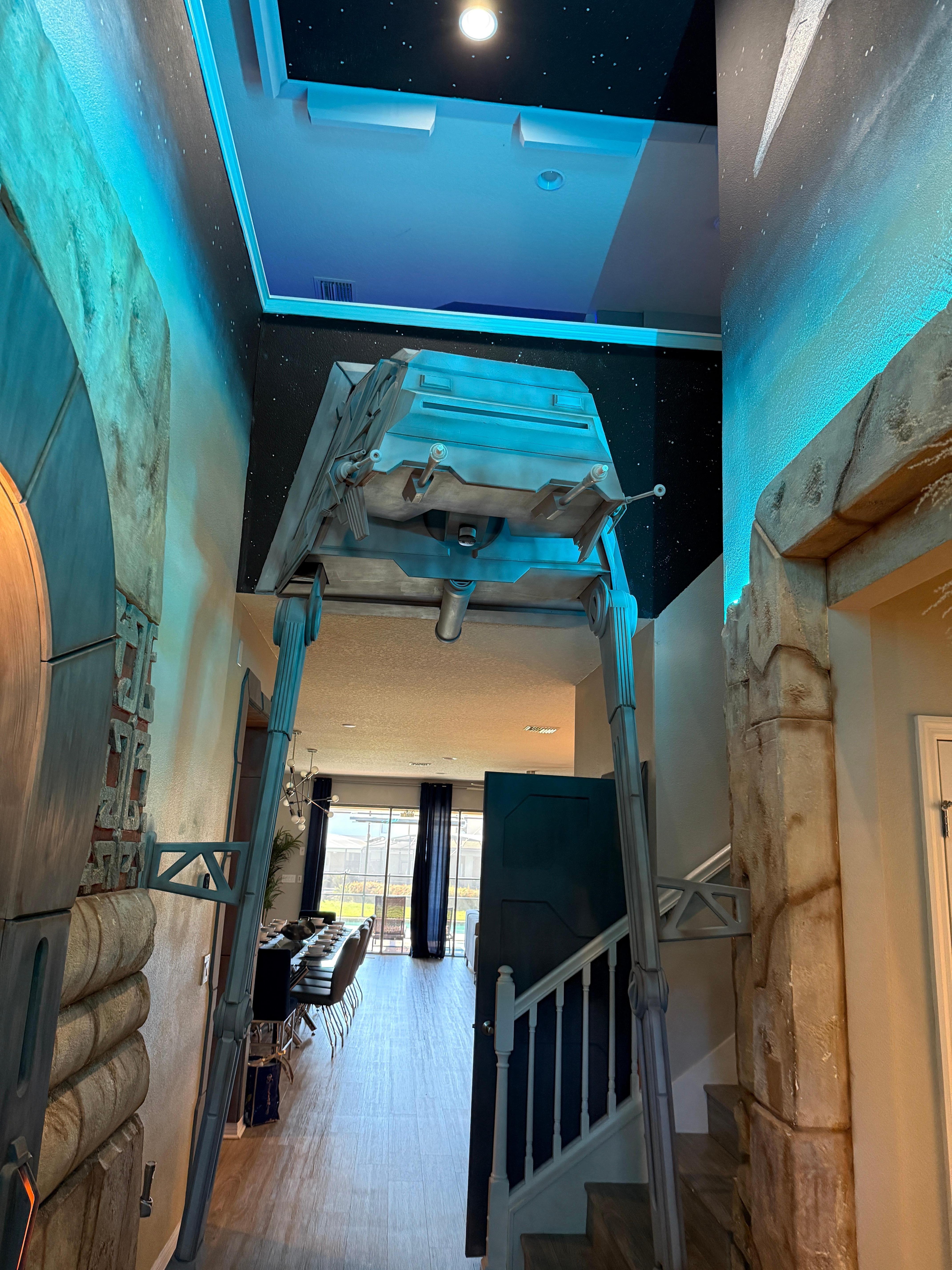 The entrance just gets your attention right away! 