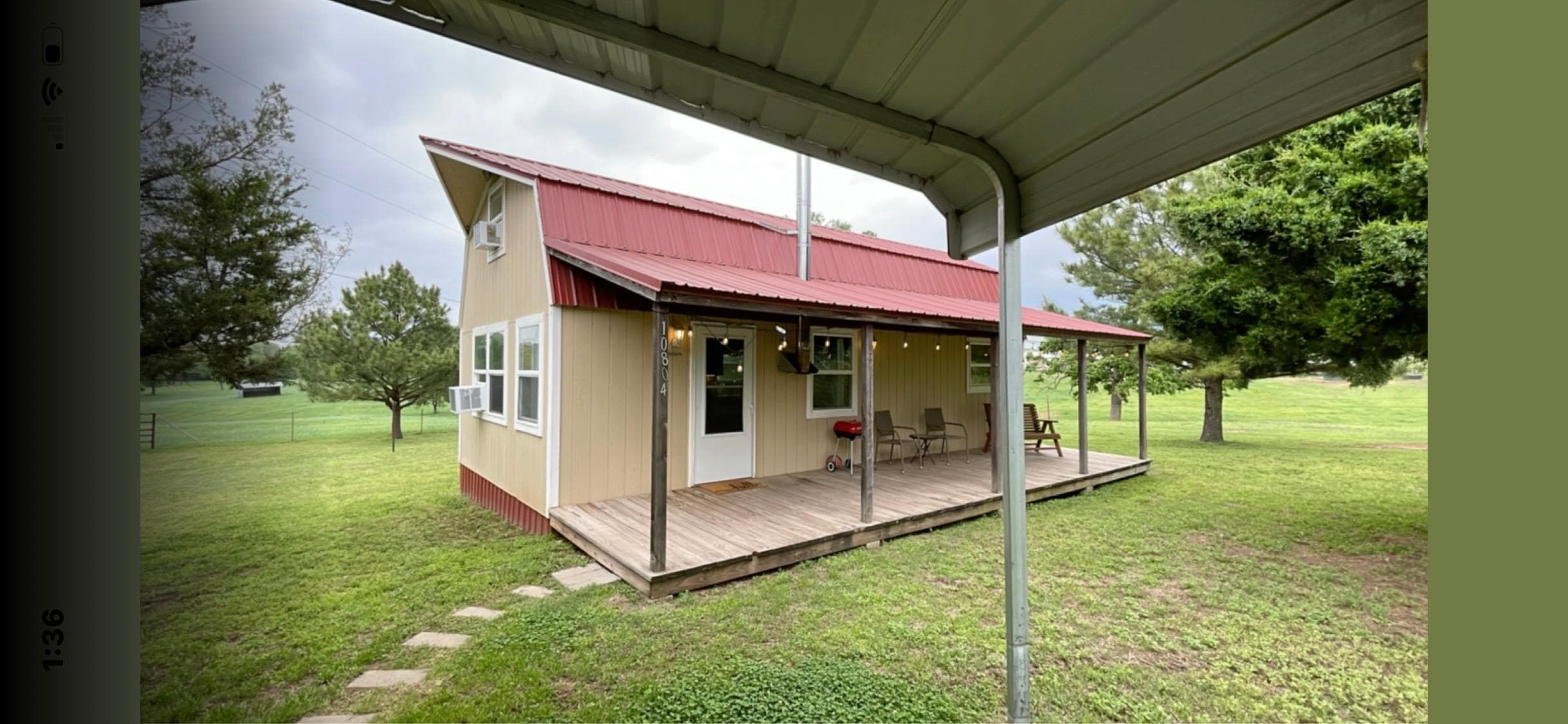 This is the picture of the cabin.  