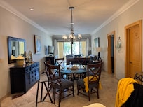 Very well appointed man condo area
