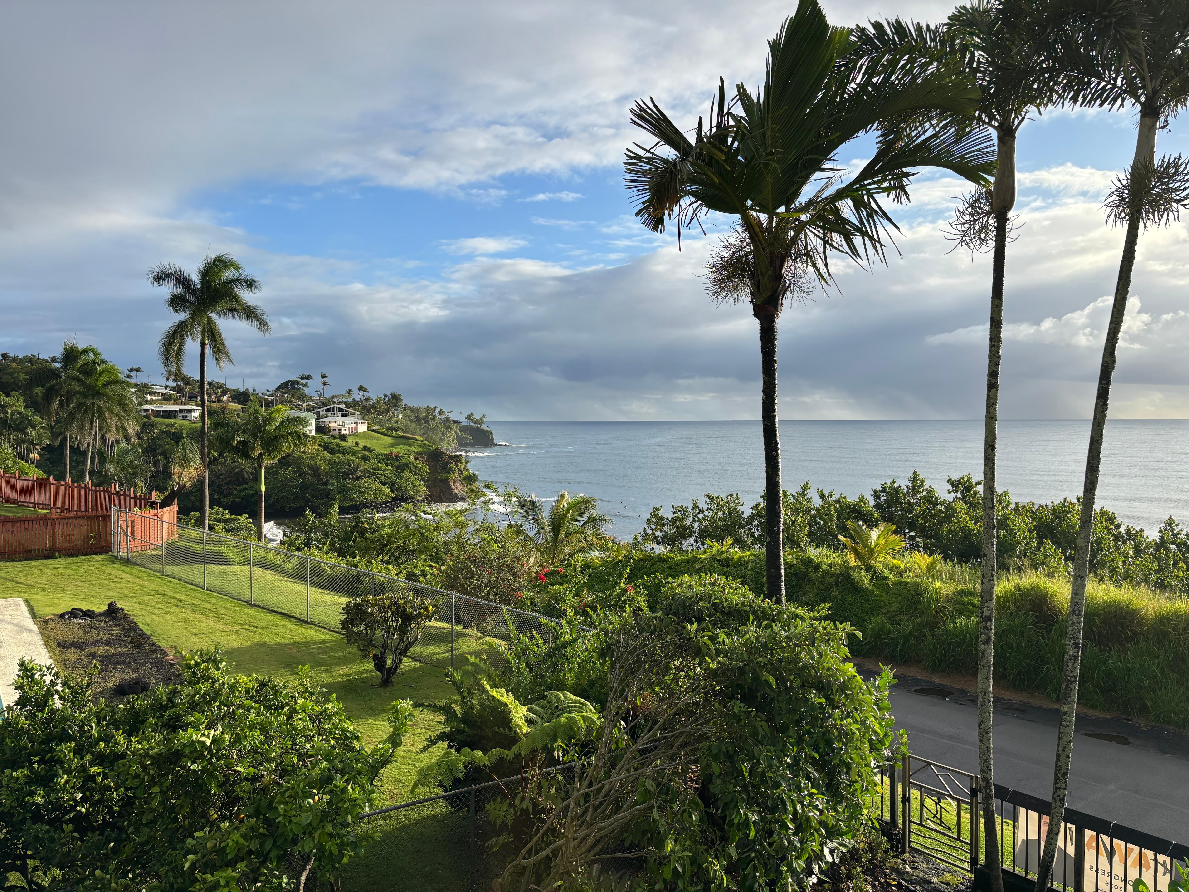 Sunrise view from upper deck