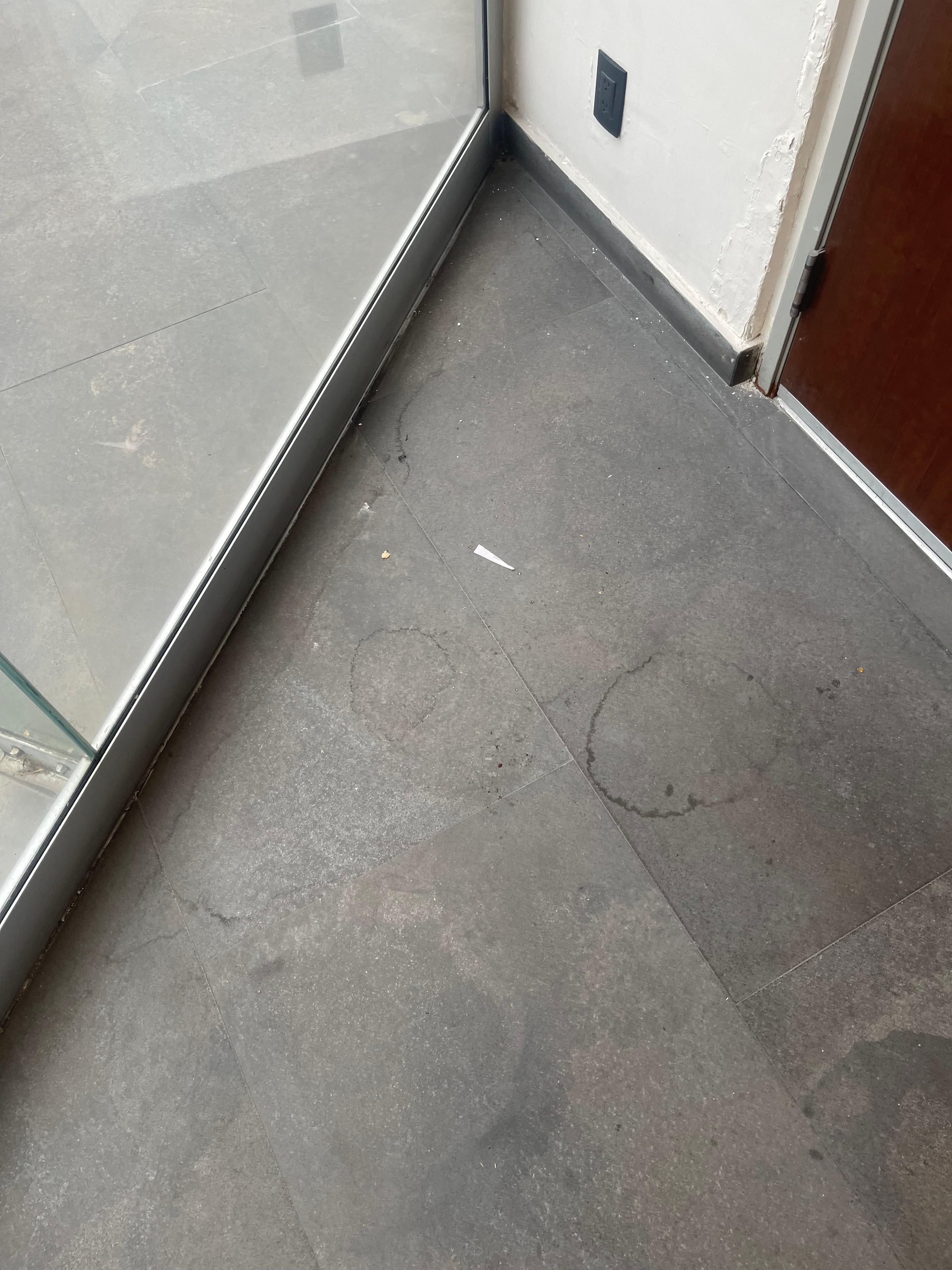 Los pasillos no estaban limpios 