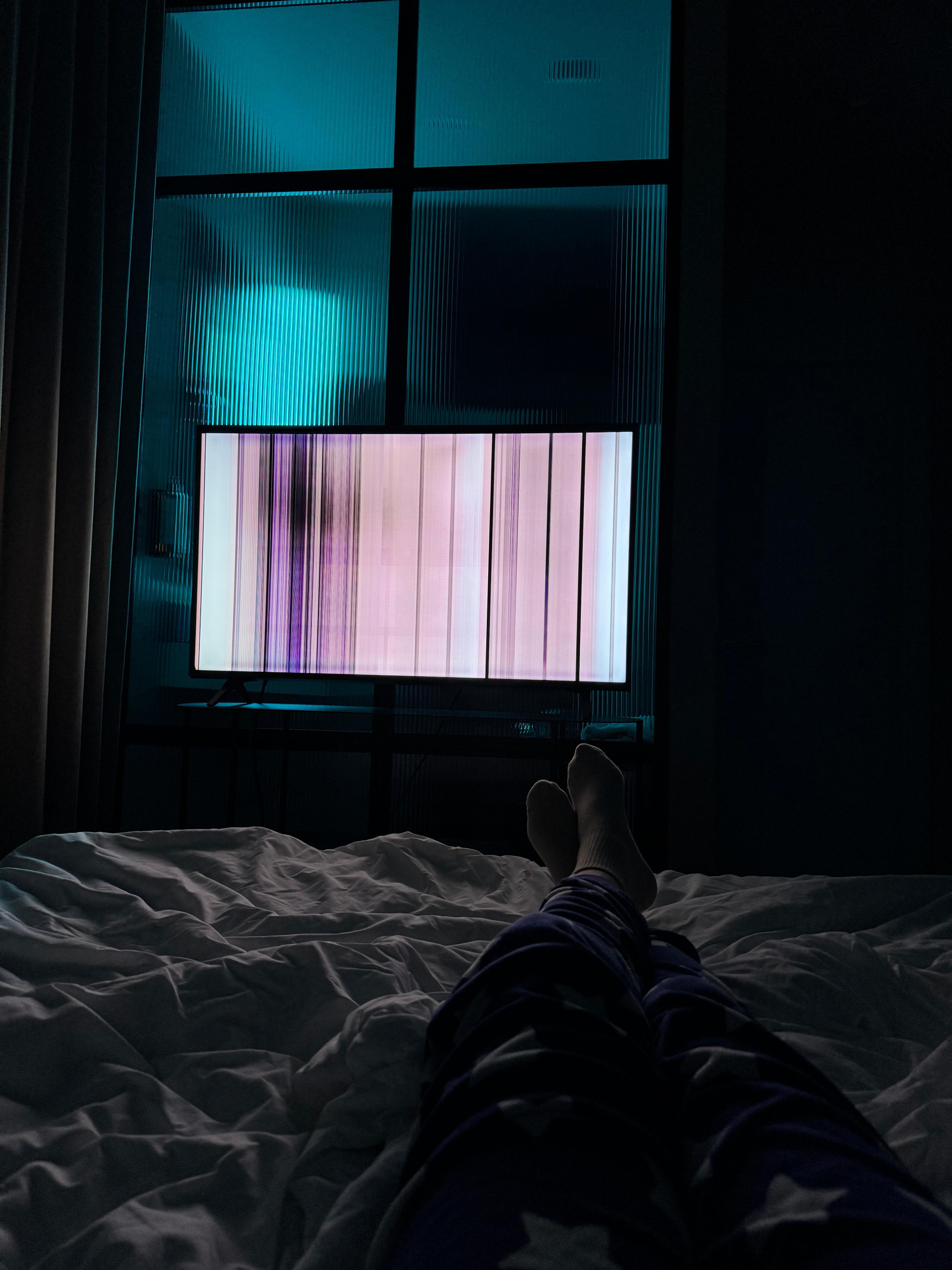 Las tv no funcionan, se “ven” así 