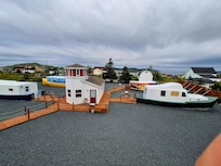 The outer cabins.