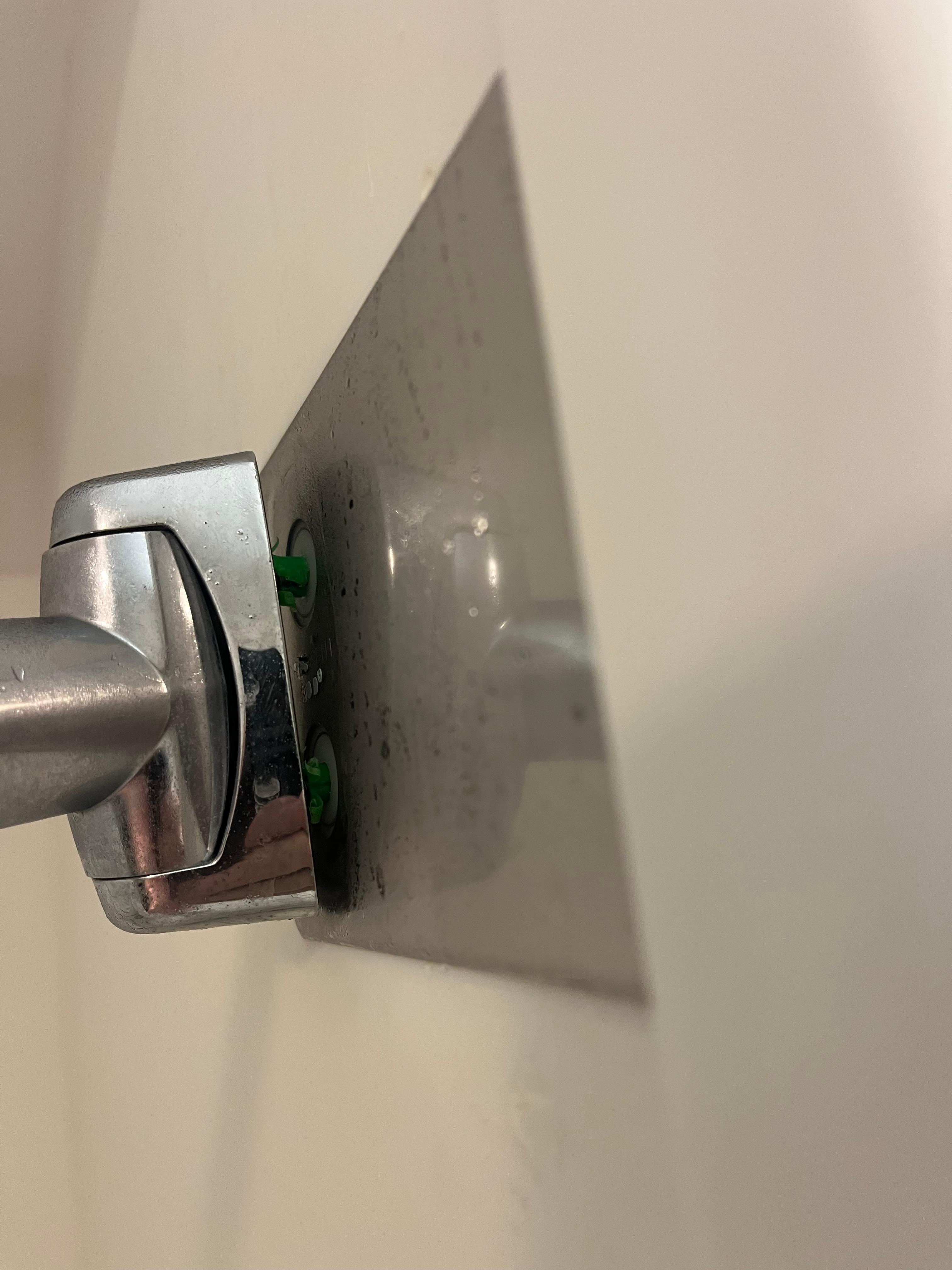 Shower curtain was falling off 