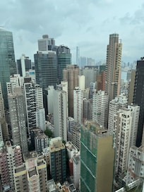 窓から見える香港の風景