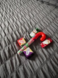 Chocolates on our bed ❤️