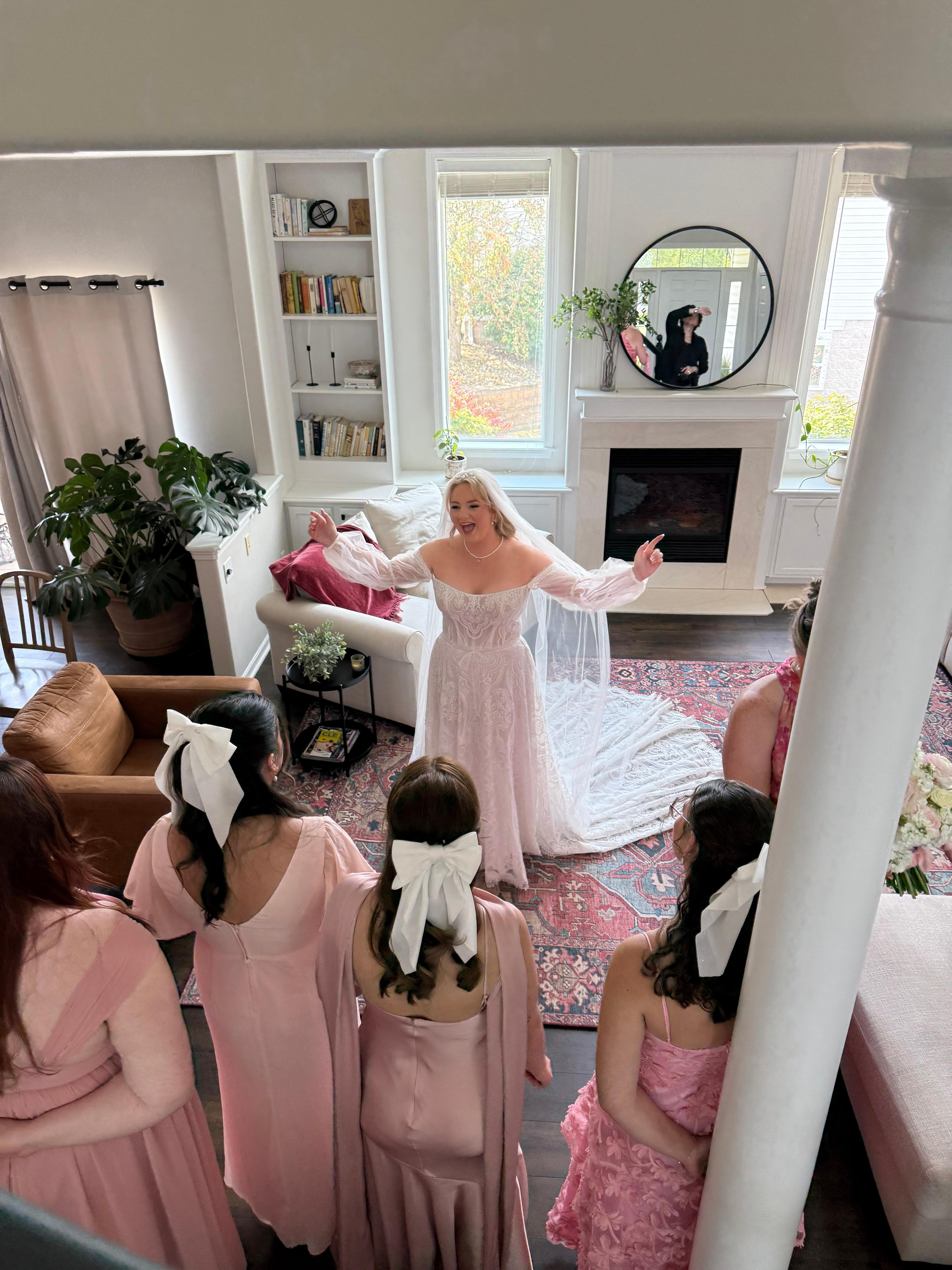 Grand room with natural light for a grand reveal