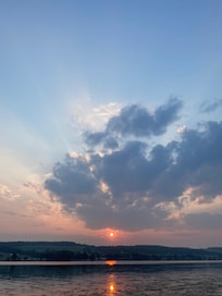 Sunset from the fire ring