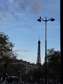 View outside breakfast area