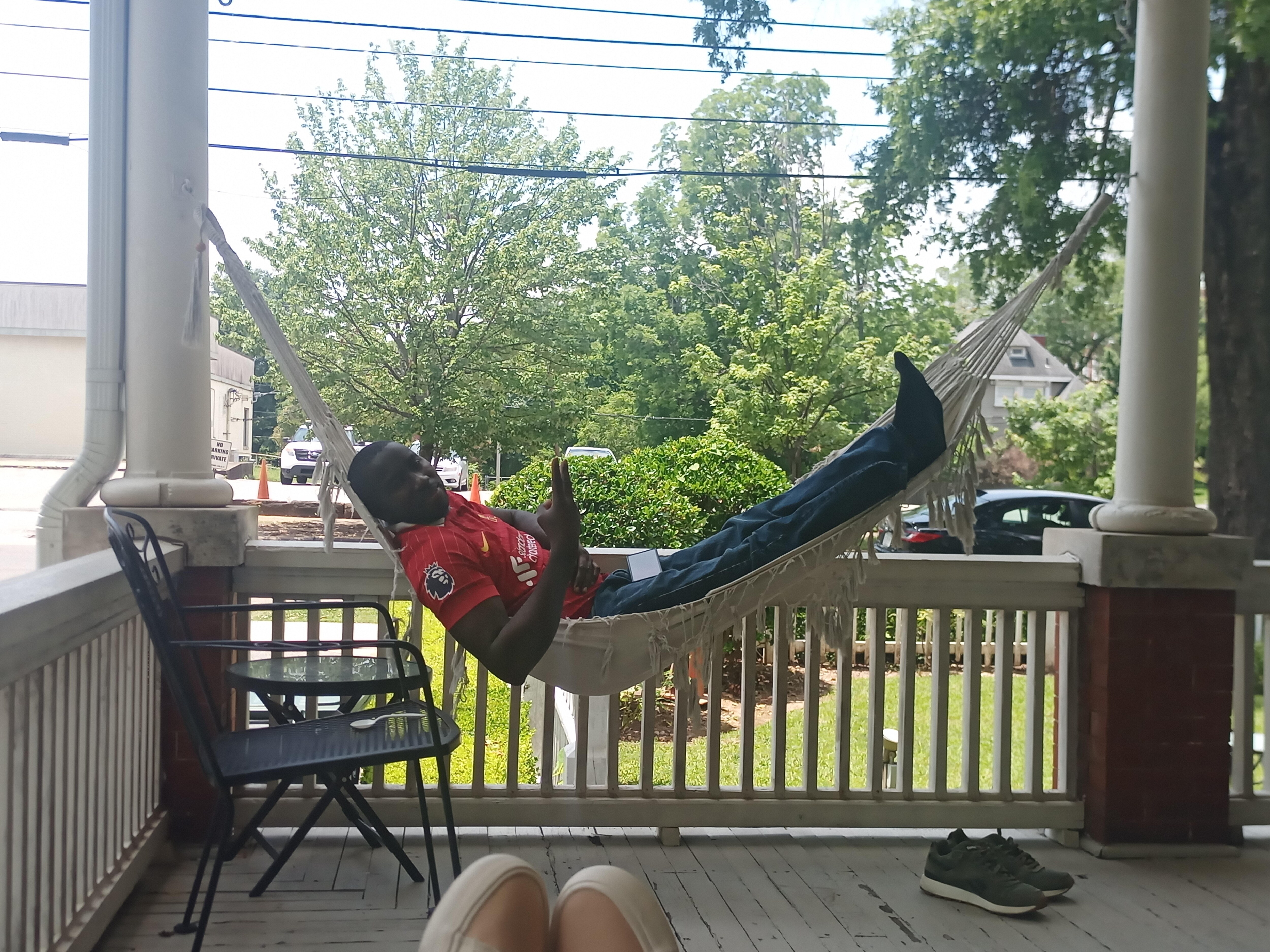 His favorite place