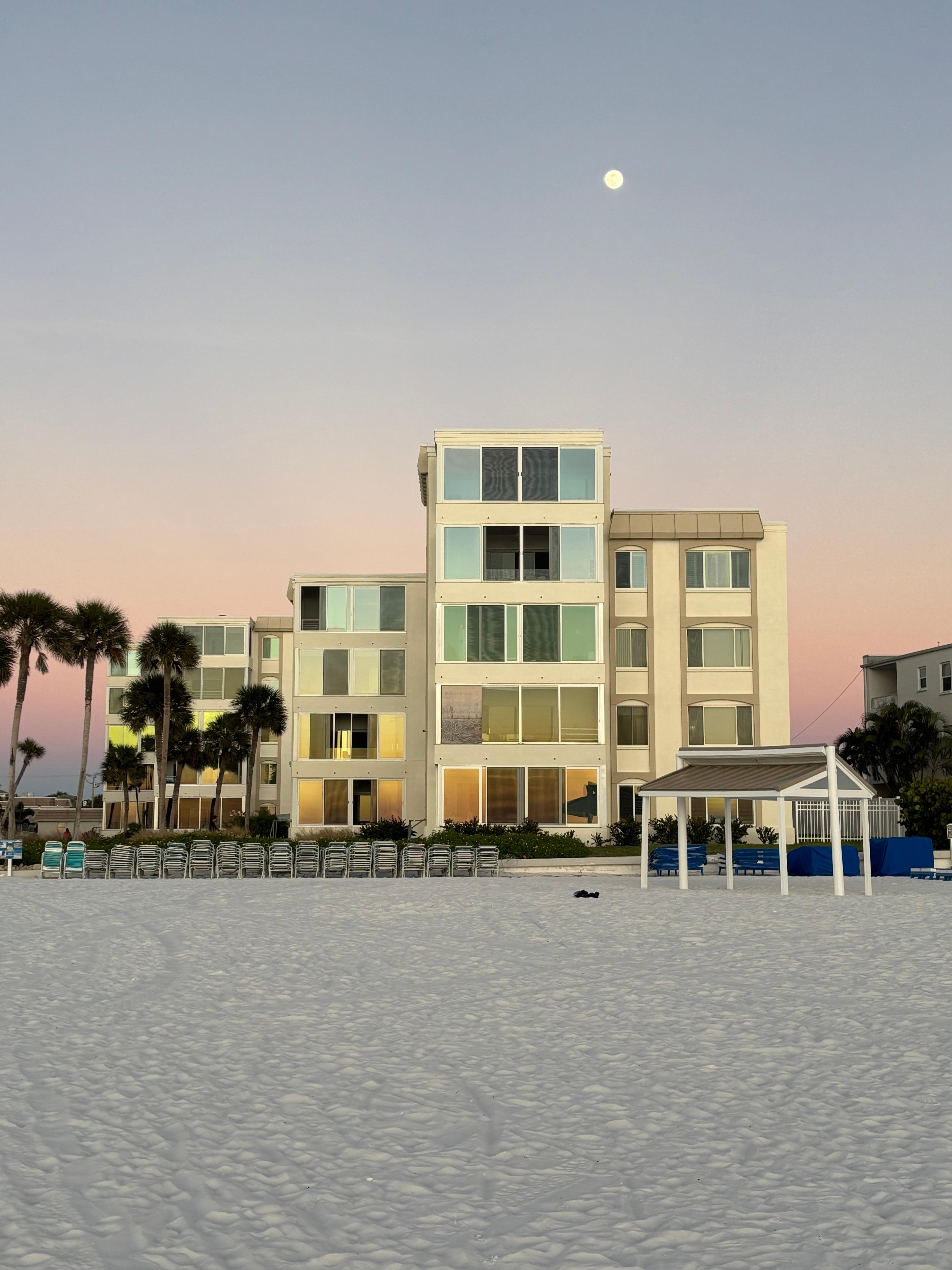 View of complex from the beach!