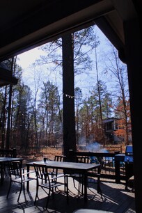 View from master bedroom it was beautiful to wake up to in the early mornings