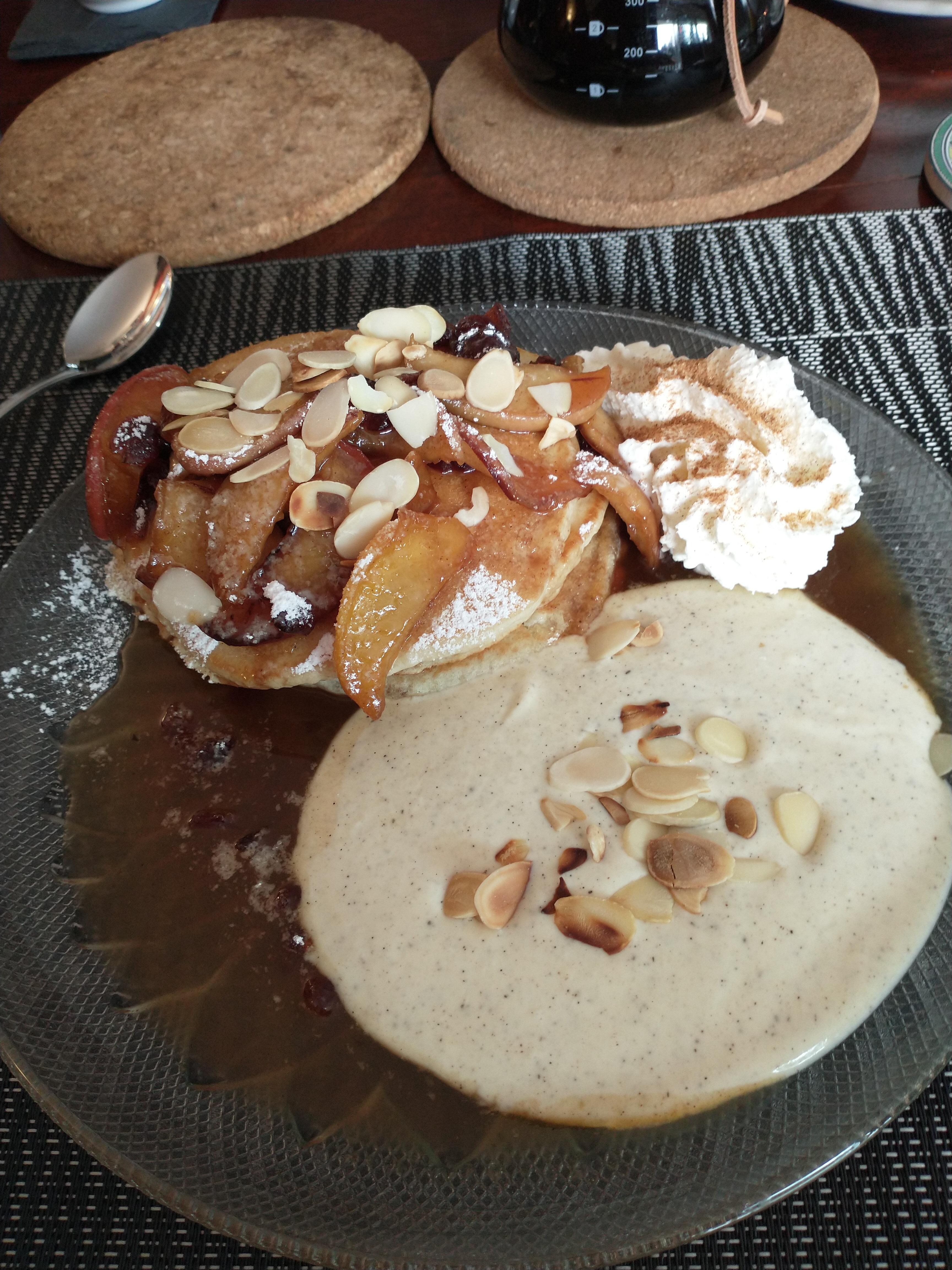 The pancake breakfast we had one morning.