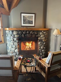 In room fireplace