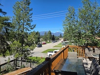 View from shared patio space