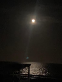 Balcony view at night
