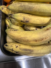 These were the bananas they were serving at the daily breakfast