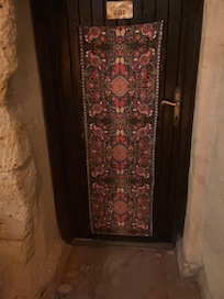 front door to our cave suite