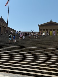 Hop on hop off got us to Rocky steps