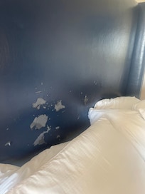 peeling headboard