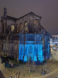 Vue de notre chambre au 3iem étage.