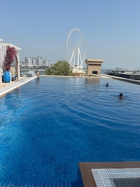 View from sunlounger