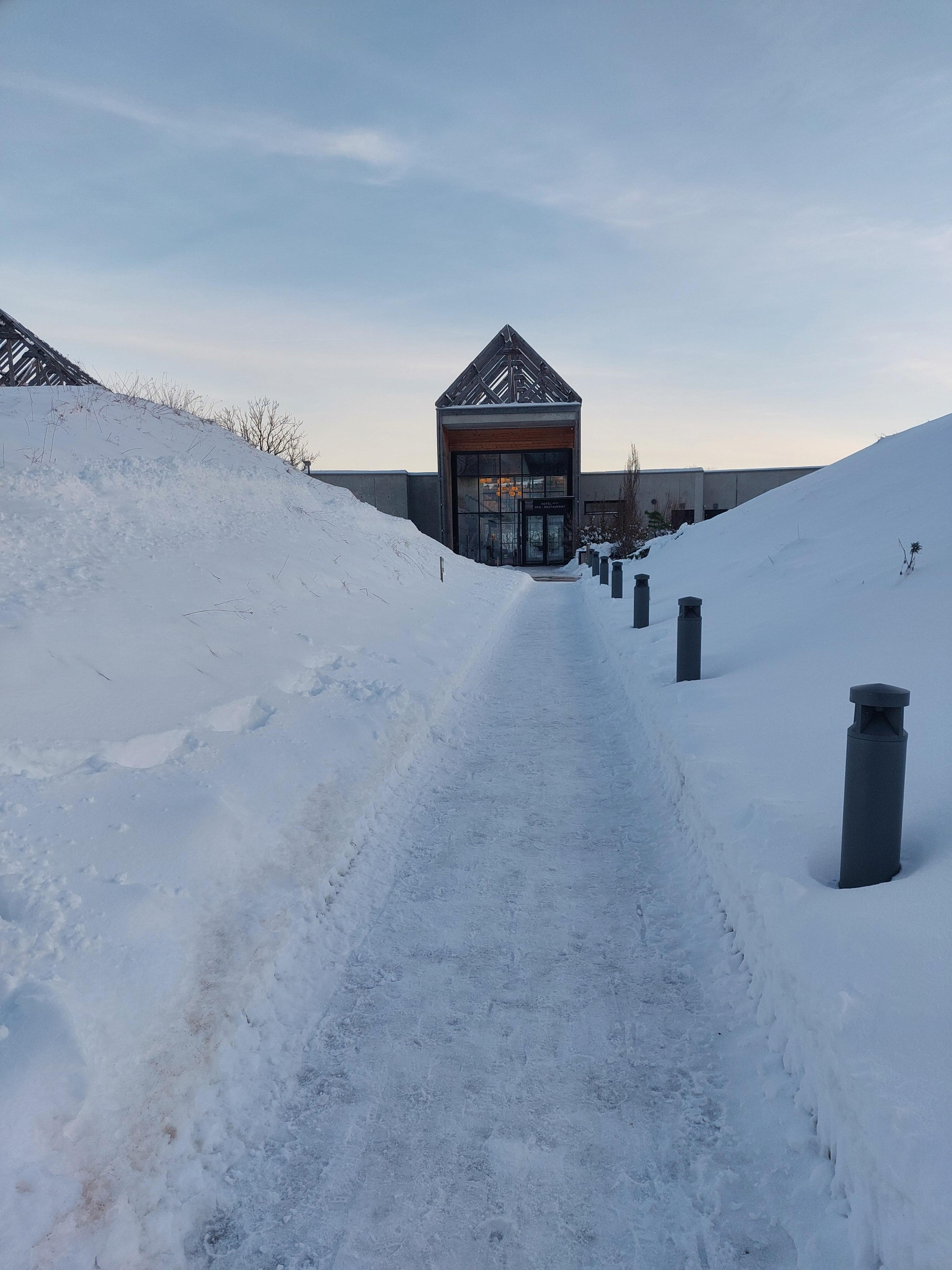 Un cadre enchanteur sous la neige