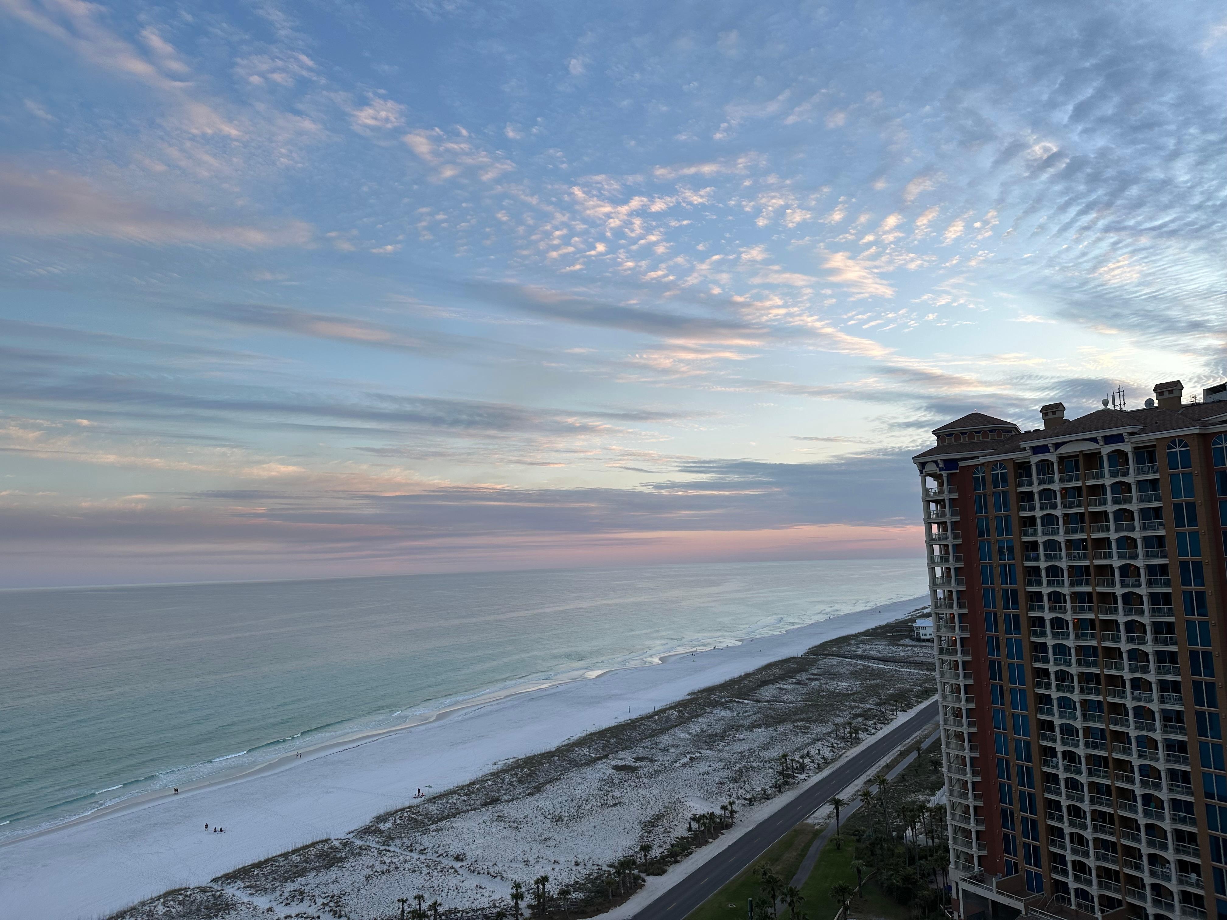 Gulf view from our Condo